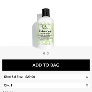 A daily conditioner with marine extracts for lightweight moisture.